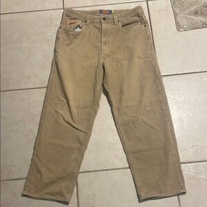 Men's Beige Corduroy Pants